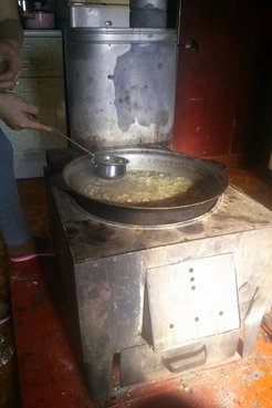 picture of a stove in Mongolia