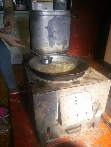 picture of a stove in Mongolia