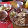 A sampling of Ugandan food