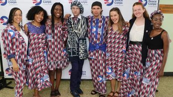 Volunteers in Cameroon get sworn in
