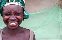 Woman smiling