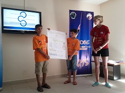 Boys participating in TOBE in Armenia shared what they learned during camp
