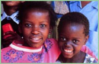 Two children in South Africa