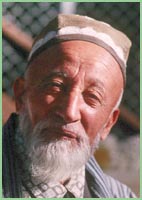 Photo of old man in Uzbekestan.